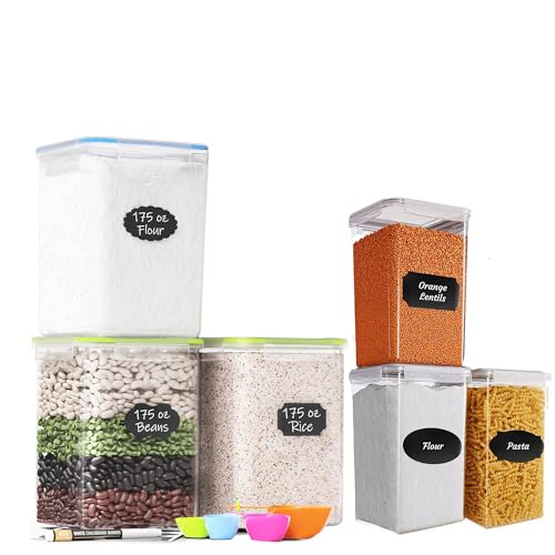 Large Airtight Food Storage Containers with Lids