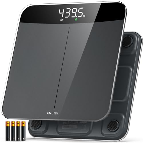 Bathroom Scales Digital Weight 450lb (Black)
