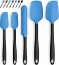 Silicone Spatula Set of 5 (Blue/Black)