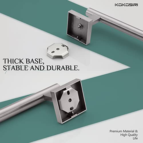 Towel Holder Bathroom Accessories Towel Bar for Bath Kitchen Necklace Holder 24 Inch (Brushed Nickel / 24-Inch (2 Pack))