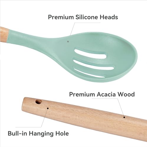 Kitchen Utensils Set (5 PCS Set Light Green)