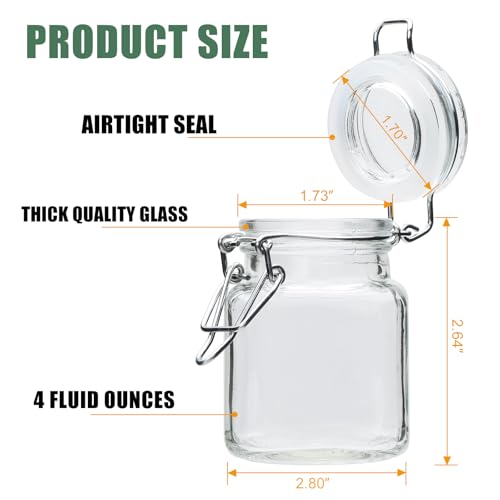 4 oz Spice Jars with Labels (25 pack)