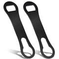 2 Pieces Bottle Opener and Pour Spout Remover Flat Bar Key for Bartenders Stainless Steel Speed Opener Multifunction Dog Bone Wine Bottle Opener for Home Kitchen Party and Bar (Black)