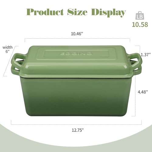 Enameled Cast Iron Dutch Oven (Pistachio Green)