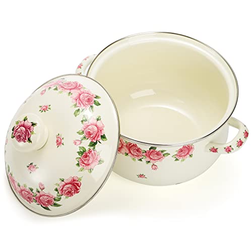 Enamel Stockpot with Lid