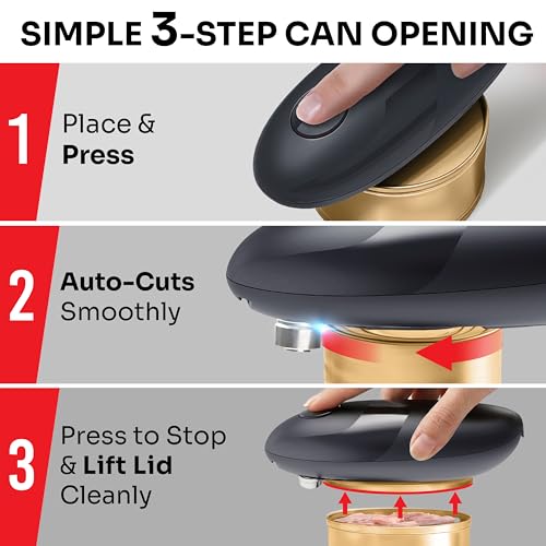 SmoothEdge Auto Electric Can Opener (Gray)