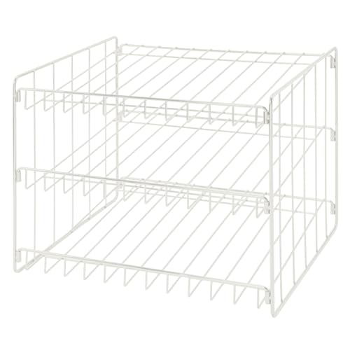 3 Tier Can Storage Organizer Rack in White (White / 14.5 x 11.5 x 11 inches)