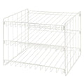 3 Tier Can Storage Organizer Rack in White (White / 14.5 x 11.5 x 11 inches)