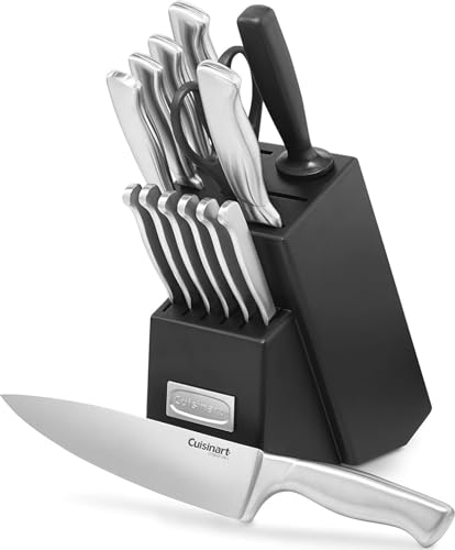 15 Piece Stainless Steel Hollow Handle Block Set (15-Piece)