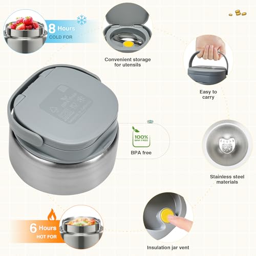 Game Bento Box for Kids (Gray)