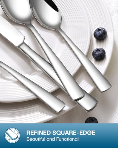 20 Piece Silverware Set (Silver)