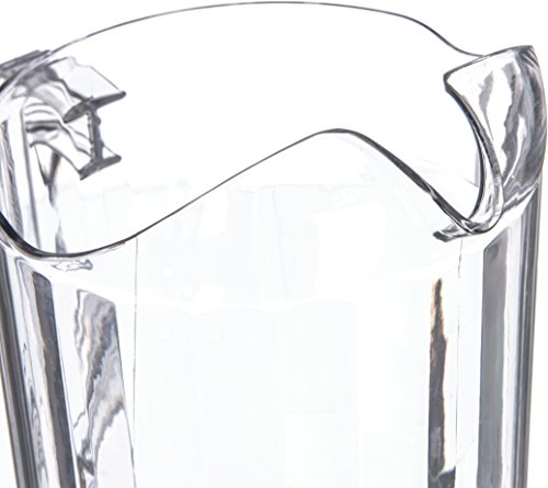 Versapour Clear Pitcher Tall Pitcher with Window for Restaurants (60 Ounces)