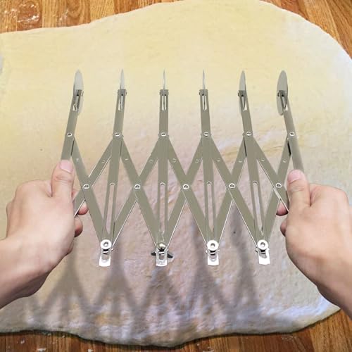 6 Wheel Stainless Steel Adjustable Dough Divider (6 Wheel)