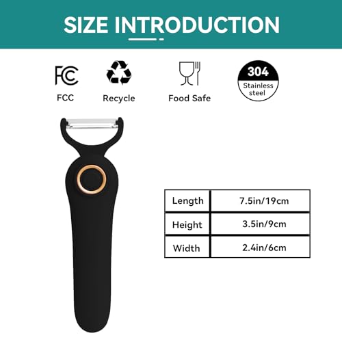 3-in-1 Electric Peeler | Auto Blade for Fruits/Vegetables (PL907E-BLACK)