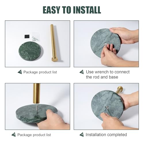 Paper Towel Holder Countertop (Indian Green)