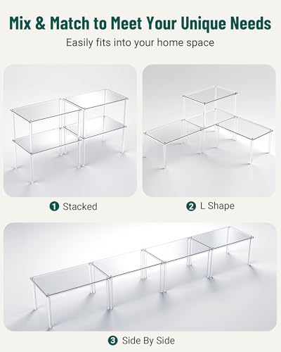 Acrylic Cabinet Organizer Set of 4