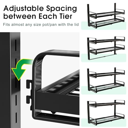 19" 30" Expandable Hanging Pot Rack (19" - 30")
