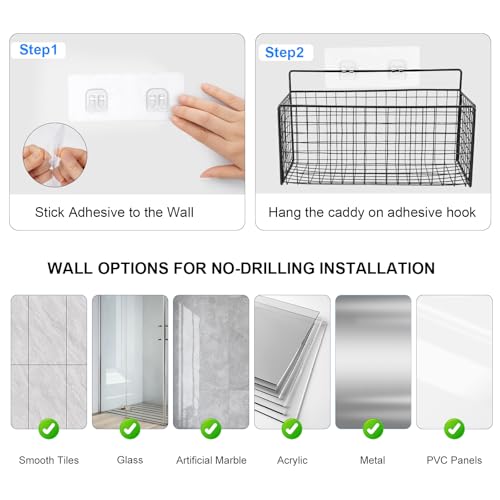 2 Pack Large Adhesive Kitchen Cabinet Door Organizer
