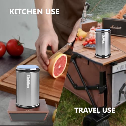 Longer Rolling Knife Sharpener with Leather Strop