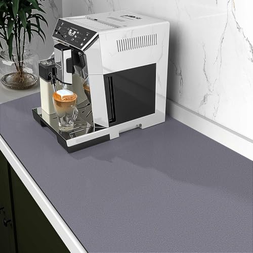Dish Drying Mat Absorbent Dish Drying Mats for Kitchen Counter 18"x 36" (Classic Grey / 36" x 18")