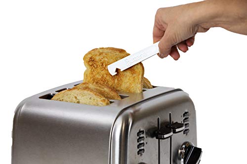 Toaster Tongs With Oven Rack Hook (Green)