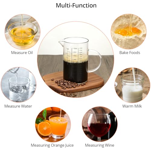 34OZ 1000ML Glass Measuring Cup