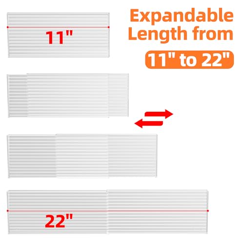 Clear Spice Drawer Organizer (Clear / 8 Packs)