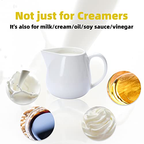 Ceramics Creamer Pitcher 11 oz Cream White (Cream White)
