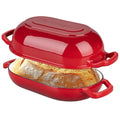 Enameled Cast Iron Sourdough Bread Oven (5 QT / Red)