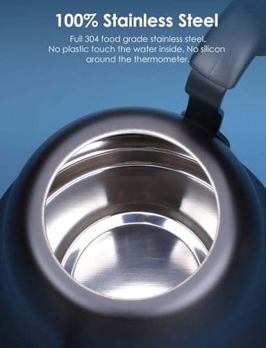 Tea Kettle with Thermometer (Matte Black（with Thermometer）)