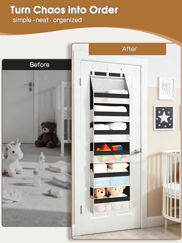 Over the Door Organizer (Black / 1 PACK)