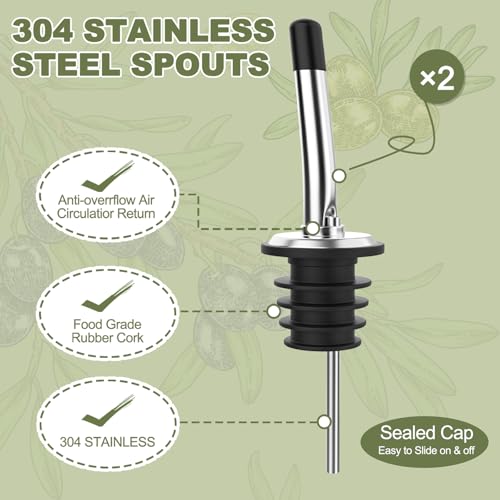 Oil and Vinegar Dispenser Set (Butterfly)