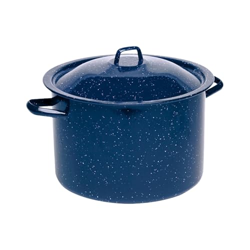 USA Blue Enamel Stock Pot with Lid 12 (12 Quarts)