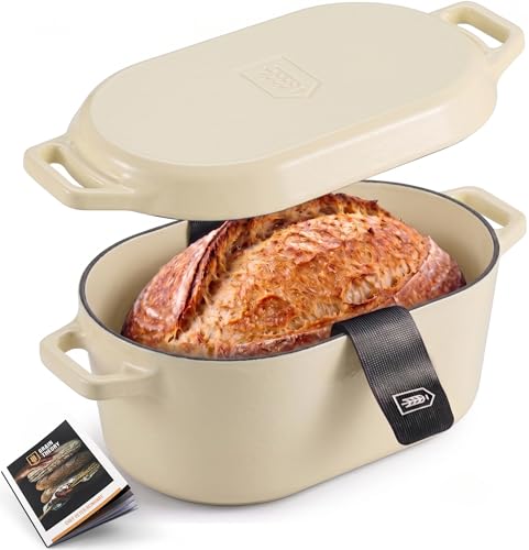 Oval Dutch Oven (Ivory / 3.4 Quarts)