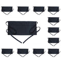 Waist Apron with 3 Pockets 12 Pack (12 Pack Black)