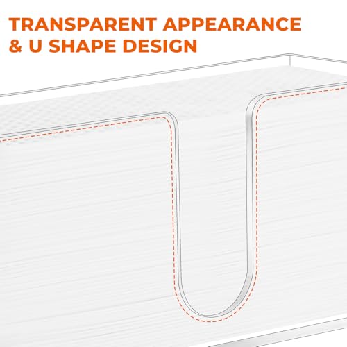 2PACK Paper Towel Holder (2pcs Transparent)