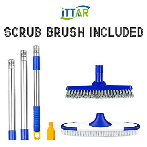 Grout & Scrub Brush Combo (White & Blue Head)