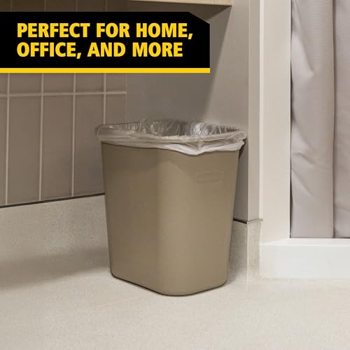 Resin Wastebasket (7 Gallons / Beige)