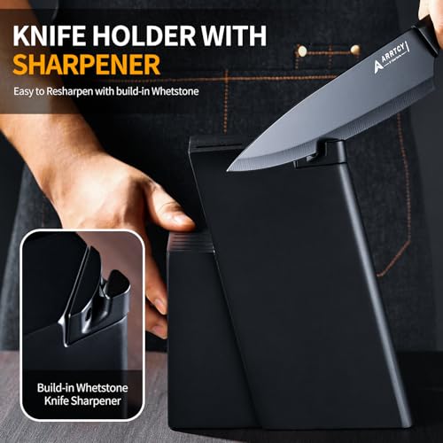 Kitchen Knife Set with Block
