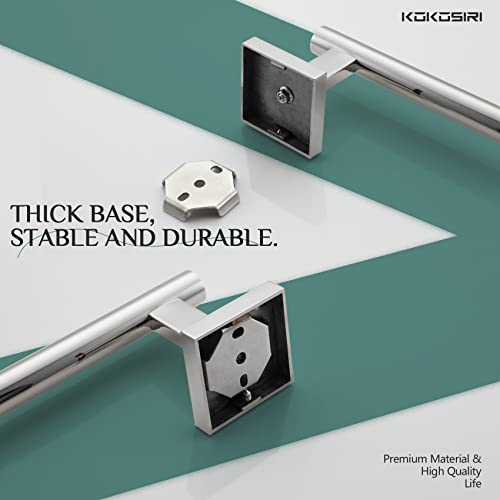 Bath Towel Bar Bathroom Towel Holder for Toilet Kitchen 24 Inch Necklace Holder Chrome Stainless Steel B4005CH (Polished Chrome / 24-Inch)