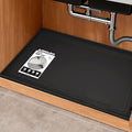 Under Sink Mat 34" X 22" (22"W x 34"L / Black)