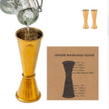 Japanese Style Jigger (Gold / 2-Pack Jigger)
