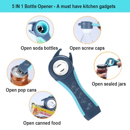 Jar Opener for Weak Hands (Blue and Grey)