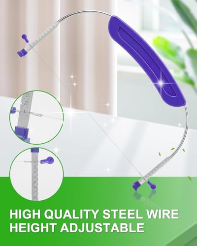 1PACK Purple Cake Cutter Slicer Leveler with 2 Extra Wires (Purple 1-Wire & 2-Wire)