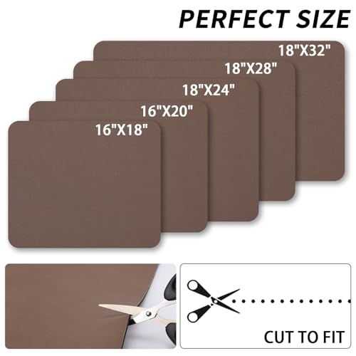 Dish Drying Mat for Kitchen Counter (Brown / 16" x 20")