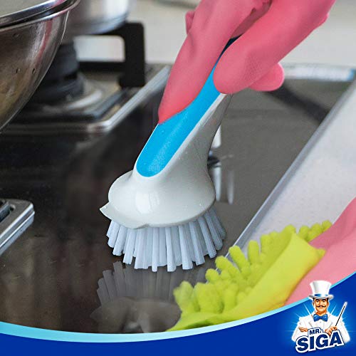 Pot and Pan Cleaning Brush (Blue & White)