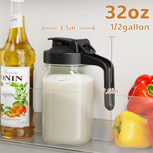 32 oz Breast Milk Pitcher (Black / 32 Ounces)