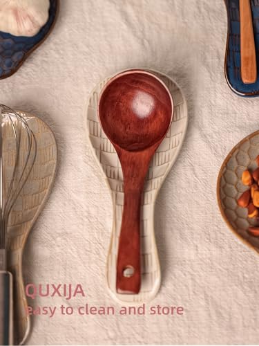 Ceramic Spoon Rest (Vintage White)