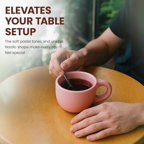 10oz Nordic Ceramic Coffee & Tea Mug (Beige)