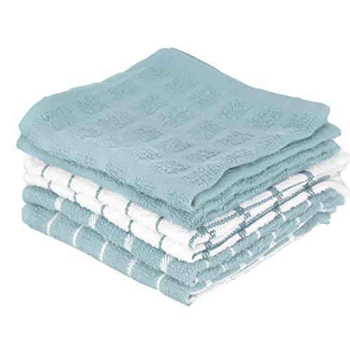 100% Terry Cotton (Dew / 6-Pack - Dish Cloths)